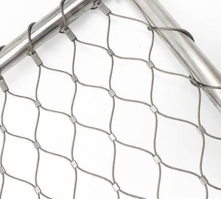 Decoratief roestvrijstalen draad touwnet voor grens afmetingen 2*5m/2*3m/10*10m SS304/316