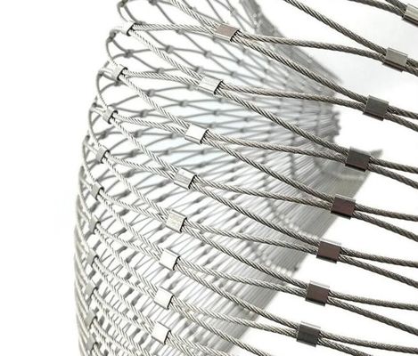 Roestvrijstalen touwgaas SS304/316 voor dierentuin en balustrade