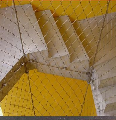 Op Maat Gemaakt Zilveren Roestvrijstalen Touwgaas Recyclebaar Onderhoudsvrij voor Architecturale Bescherming