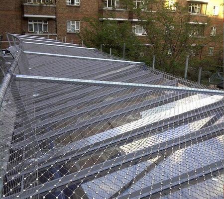 Hoge flexibiliteit roestvrij staal geweven draad touw mesh knoop