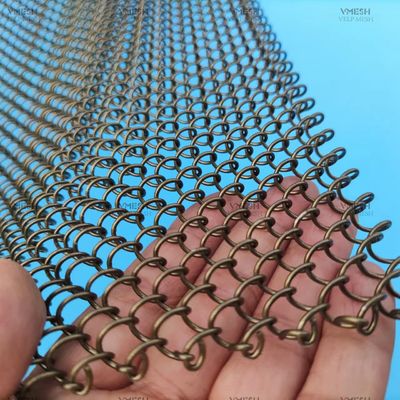 Metalen ruimteverdeler spoel keten schakel draperie gordijn