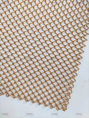 1.2 mm Dikte Keten Link Decoratief gordijn Architectonisch draadnet