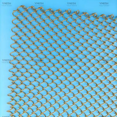 Anti-deformatie metalen ontwerp roestvrij staal 1,2 mm open haard mesh schermen