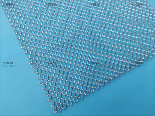 Roestvrij staaldraad Natuurkleur Waterval Mesh Gordijn voor decoratief gaas