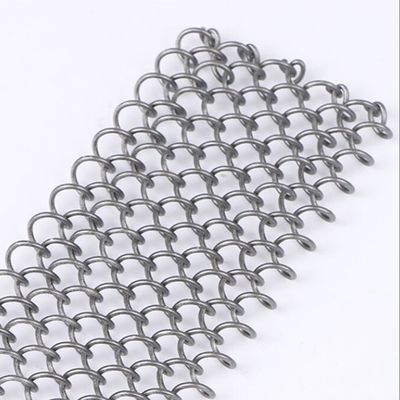 Goudkleurig roestvrij aluminium decoratief gaas metalen spoel draperies