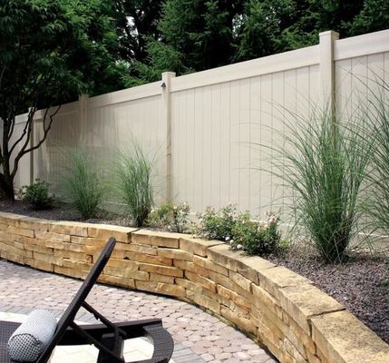 Privacy Vinyl Plastic hek Panel Tuin Waterdicht PVC hek Voor zwembad