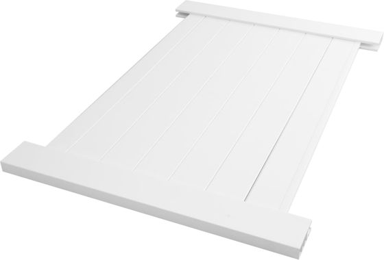 Outdoor Decorative 6x8 Feet Privacy Plastic Prachtige Witte Vinyl Pvc hek Panel