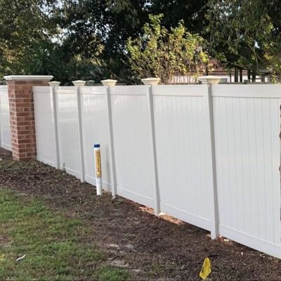 Waterdicht vinyl witte kleur buitenshuis privacy hekken
