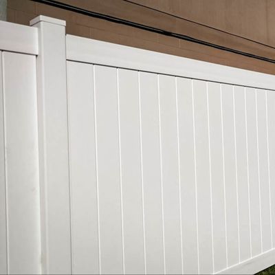 American Style Vinyl Privacy hek 6x8ft Voor Yard En Huis Muur