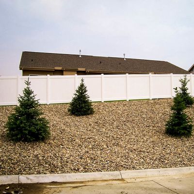 American Style Vinyl Privacy hek 6x8ft Voor Yard En Huis Muur