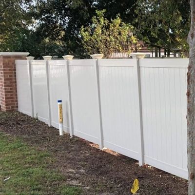 Witte Warme Verkoop Mooie Solid PVC Plastic Privacy Vinyl Zaal