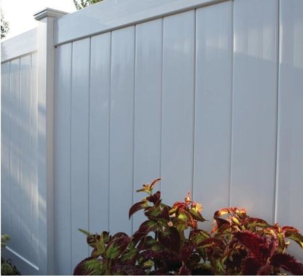 Makkelijke installatie PVC volledig privacy Vinyl Yard Fence Panel