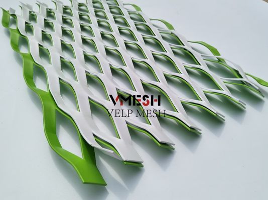 0.5 mm Dikte Aluminium Uitgebreid Metalen Draad Mesh Voor Muur Panel