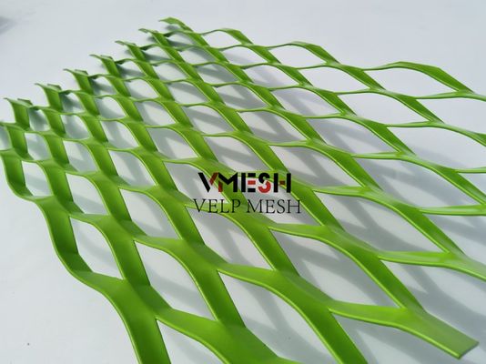 Decoratieve gevels met aluminium mesh met poedercoating
