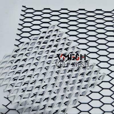 Interieurontwerp Decoratieve uitgebreide metalen mesh panelen Lichte aluminiumlegering