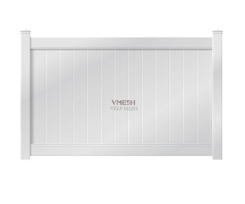 6x8ft Witte PVC Privacy Schutting voor Achtertuinen