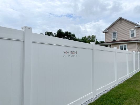 Eenvoudige installatie Wit buitendeksel van vinyl Prachtig Langdurig