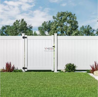 Witte Huis Tuin Horizontaal Vinyl hek Rodent Proof