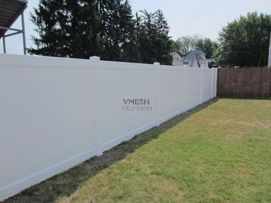 6x8ft Witte PVC Privacy Schutting voor Achtertuinen