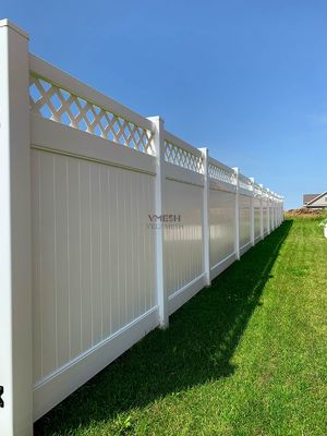 Buiten 1.8m x 2.4m vinyl privacy hek voor tuin zwembad huis villa