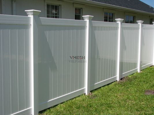 100% vrijstaand materiaal vinyl Farm hek 6x8ft Wit