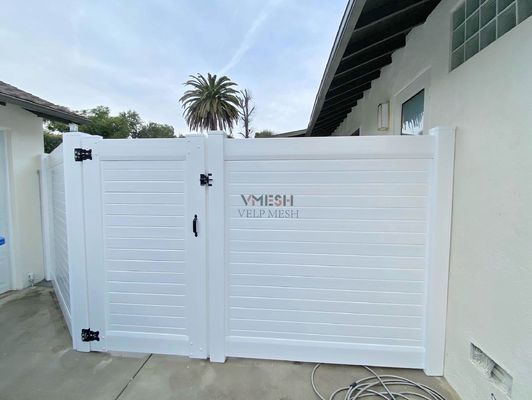 Witte Huis Tuin Horizontaal Vinyl hek Rodent Proof