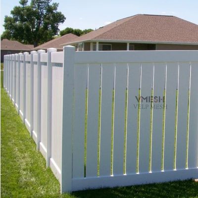 Hoge sterkte 6 voet pvc privacy hek Onderhoud gratis
