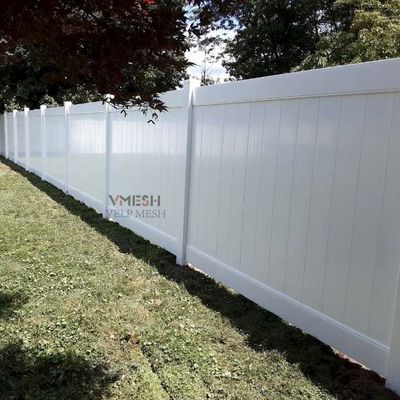 Hoge sterkte 6 voet pvc privacy hek Onderhoud gratis
