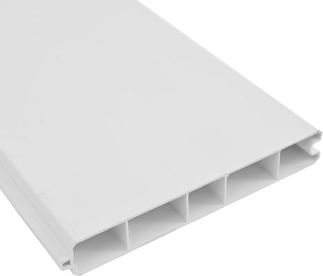Weerbestendige natuurlijke PVC vinyl privacy plastic hek voor tuin en huis