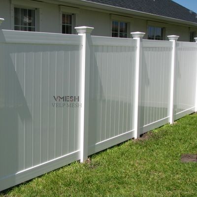 Makkelijk te monteren Anti-Ultraviolet Wit PVC Privacy hek Vinyl Huis hek