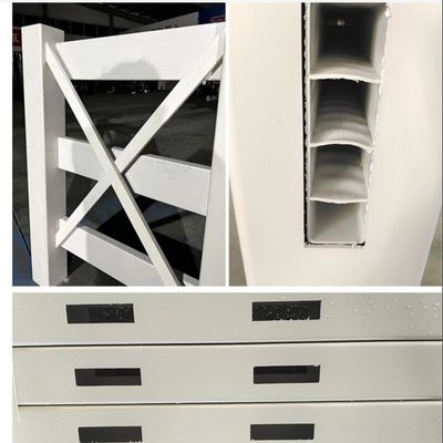 Witte kleur 3 rails 4 rails Plastic paard hek Vinyl Farm hek Voor veilig