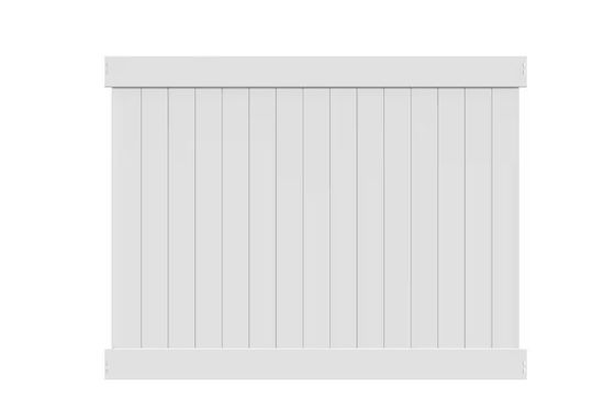 Buiten PVC Plastic Privacy Stijl Vinyl Zaan Met Top Picket