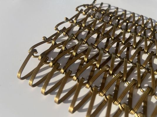 Decoratieve draadroosters Architectonisch plat draadgaas Gecrimpt geweven draadgaas