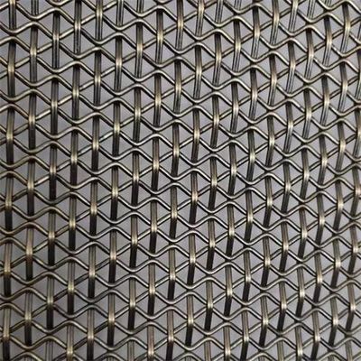 Op maat gemaakte verschillende weefmethoden roestvrijstalen paneel voor wand decoratief gaas