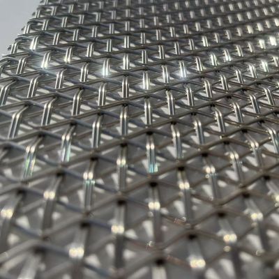 Roestvrij staal 304 / 316 Woven Metal Mesh Architectonisch Mesh Screen
