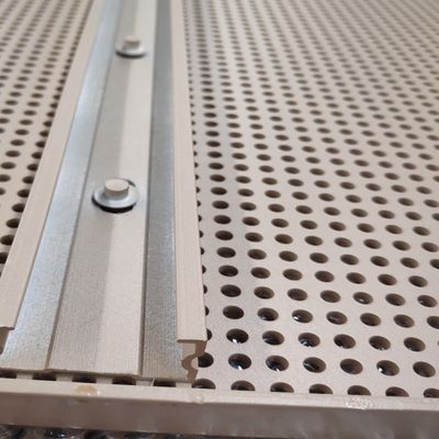 Op maat gemaakte grootte lichtgewicht decoratieve ronde gat geperforeerde plaat voor architectuur