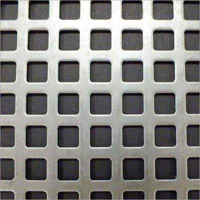 PVDF decoratieve aluminium vierkant gat geperforeerd metalen gaas voor muur gordijn