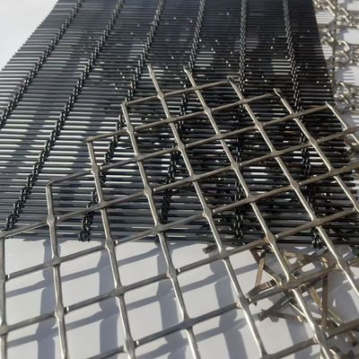 Roestvrij staal 304 architectonisch metalen gaas voor gebouw decoratief