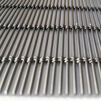 Buitenmuur Decoratief Architectonisch Roestvrij staal Kabelstaaf Metalen Draad Mesh