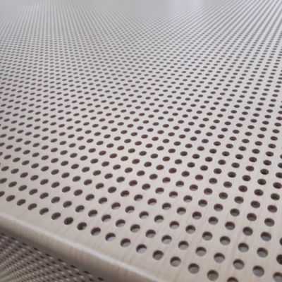 Architectonisch lichtgewicht aluminium decoratief geperforeerd metalen gaas bekleding