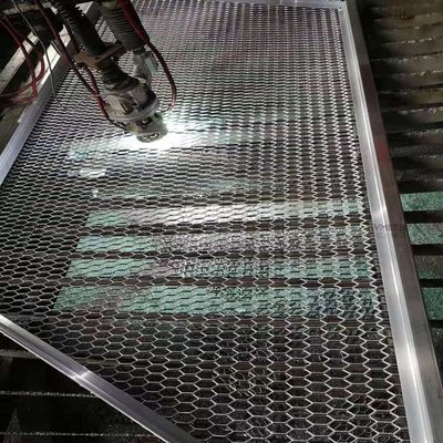 Anti-slip opgeheven uitgebreid metalen gaas zwaar werk Hexagon voor platform
