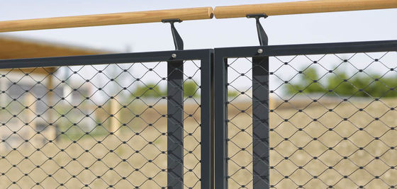 Roestvrijstalen kabeltouwnet voor architectonische diamantflexibele scherm dierentuin dierenverblijf veilig