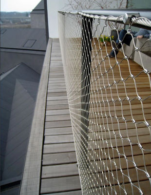 Flexibel kabelnet RVS draadkabel gaas balustrade net leuning beschermend touwgaas