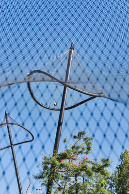 Flexibel kabelnet RVS draadkabel gaas balustrade net leuning beschermend touwgaas