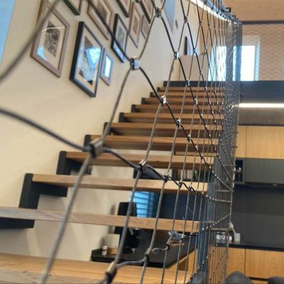 Lichtgewicht Anti-Roest Veiligheidshek Roestvrijstalen Draadkabelgaas met Diamantvormige Gaten