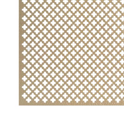 PVDF-coating Architectonisch vierkant Aluminium geperforeerde panelen Decoratief metaal geperforeerd plaat
