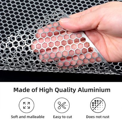 Poedergecoate aluminium geperforeerde roestvrij staal honingraat gaasrol