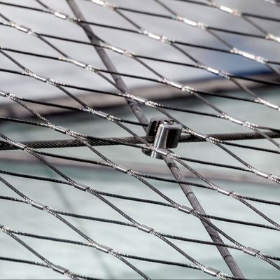 Geknoopt metalen draad touwnet voor architectuurontwerp veiligheidsnetten