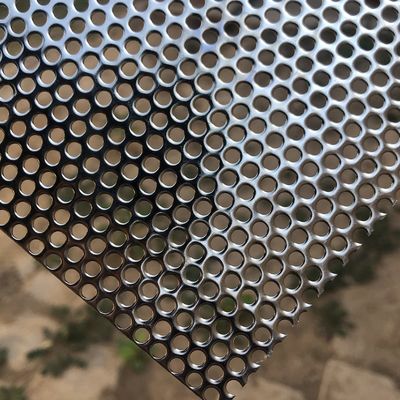 Roestvrij staal micro geperforeerd plaat rond gat geperforeerd filter mesh