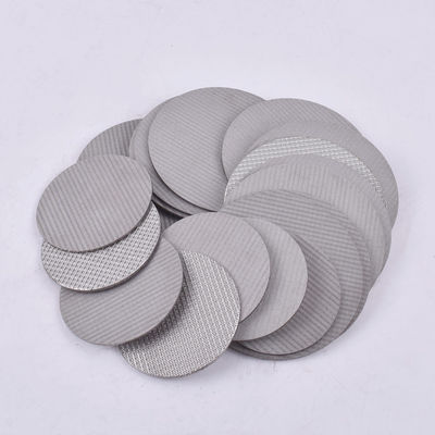 Op maat gesneden nauwkeurigheid 0,5-300 μm Multilayer Sintered Filter Media